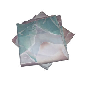 Wamsutta Queen Floral Supercale Plus Sheet Set in White and Pink